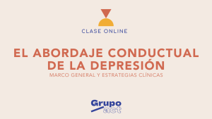 El Abordaje Conductual de la Depresión